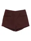 Faithfull The Brand Florine Pocket Shorts In Red