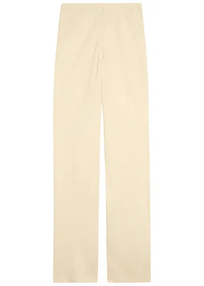 Faithfull The Brand Florine Straight-leg Woven Trousers In White