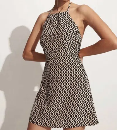 Faithfull The Brand Gaia Mini Dress In Bisett Print In Multi