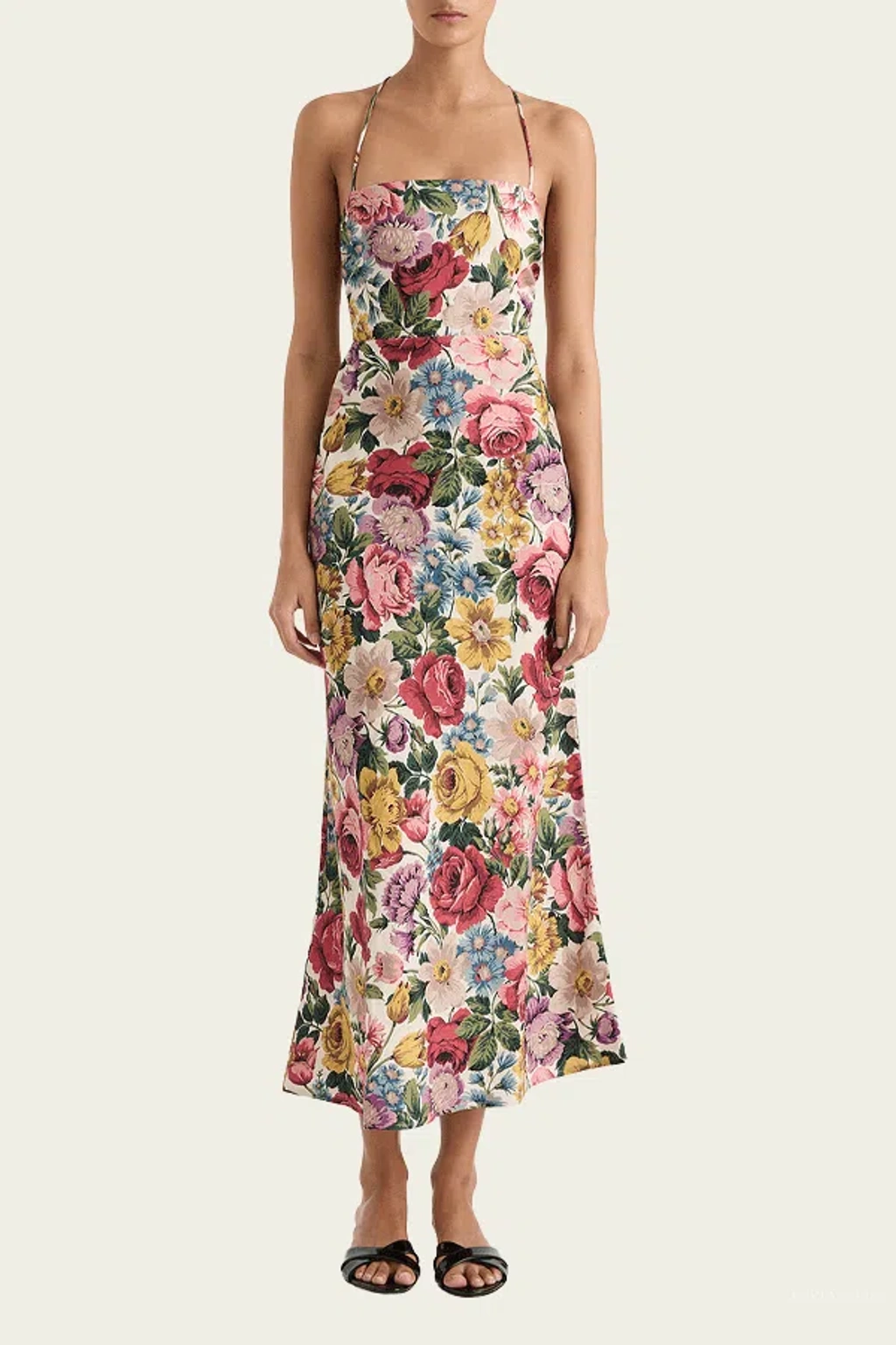 chinese dress ladies Off-White A-Line Long Dress  M.R DESIGN