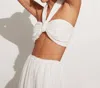 Faithfull The Brand Glenda Top In White In White