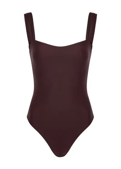 Faithfull The Brand Grazie Swimsuit In Brown