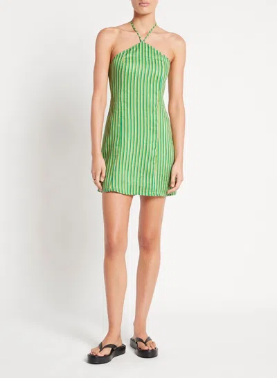 Faithfull The Brand Muthia Mini Dress In Bau-bau Stripe Print In Multi