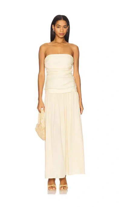 Faithfull The Brand Hedy Maxi Dress In White