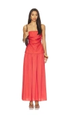 Faithfull The Brand Hedy Maxi Dress In Pink