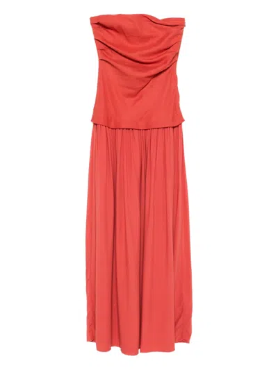 Faithfull The Brand Hedy Maxi Dress In Red