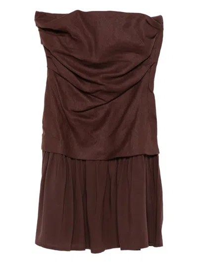 Faithfull The Brand Hedy Square-neck Mini Dress In Multi