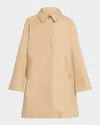 Faithfull The Brand Henrik Mid-length Coat In Brown