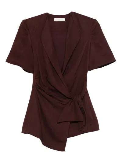 FAITHFULL THE BRAND IDA TIE-DETAIL JACKET