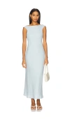 Faithfull The Brand Ilride Midi Dress In Gray
