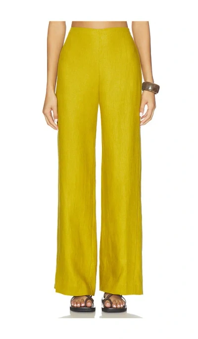 Faithfull The Brand Ilride Pant In Green