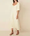 Faithfull The Brand Imanie Midi Dress In Hamptons Check Print In Multi