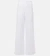 Faithfull The Brand Isotta High-rise Linen Straight Pants In White