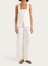Faithfull The Brand Jackie Linen Vest In White