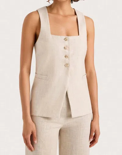 Faithfull The Brand Jackie Vest In Natural
