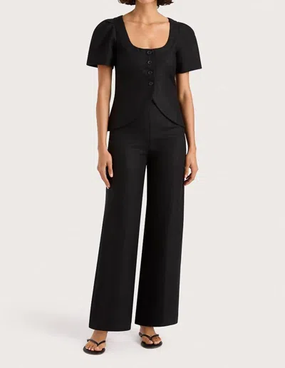 Faithfull The Brand Jean Wide Leg Pants In Black