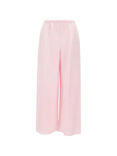 Faithfull The Brand Jensen Elastic-waistband Trousers In Pink