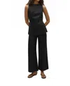 Faithfull The Brand Joan Top In Black In Black