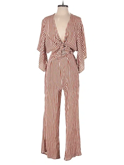 Pre-owned Faithfull The Brand Jumpsuit In Brown