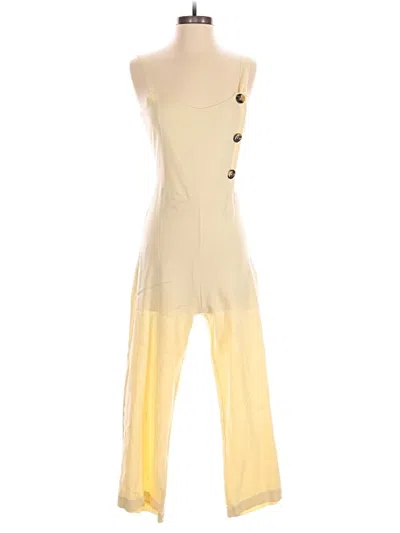 Pre-owned Faithfull The Brand Jumpsuit In Yellow