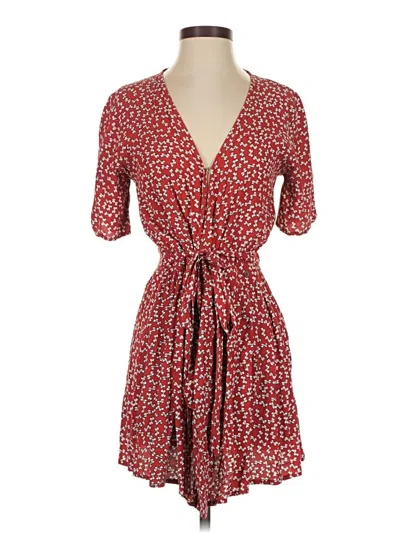 Pre-owned Faithfull The Brand Kimono In Red