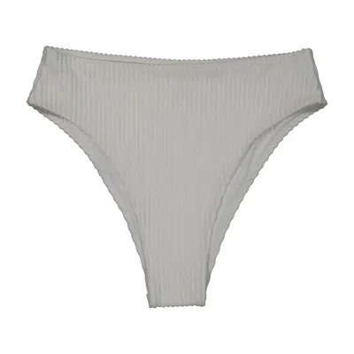 Faithfull The Brand Ladies Plain Off White Chania Bikini
