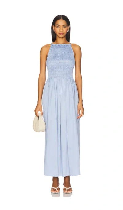 Faithfull The Brand Laia Maxi Dress In Blue