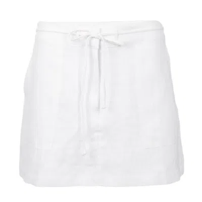 Faithfull The Brand Laurelei Mini Skirt White