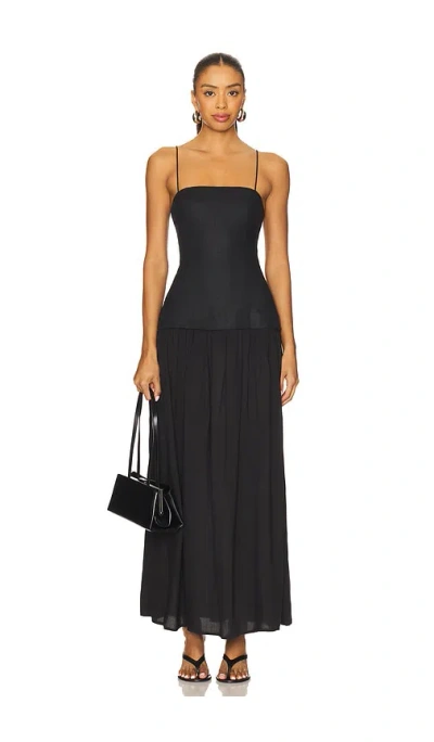 Faithfull The Brand Lenise Maxi Dress In Black