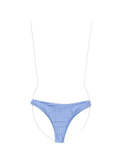 Faithfull The Brand Leone Bikini Bottoms In Blue