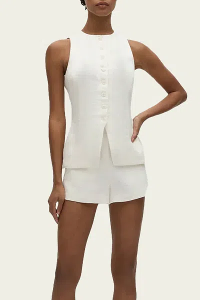 Faithfull The Brand Leora Shorts In White