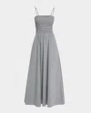 Faithfull The Brand Lida Maxi Dress In Gingham - Black