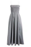 Faithfull The Brand Lida Maxi Dress In Gingham - Black