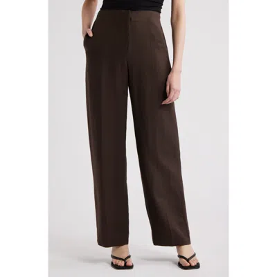 Faithfull The Brand Liliya Trousers In Chocolate