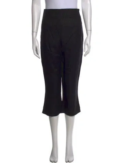 Pre-owned Faithfull The Brand Linen Flared Pants In Black