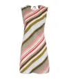 Faithfull The Brand Julia Mini Dress In Meleu Stripe Multi