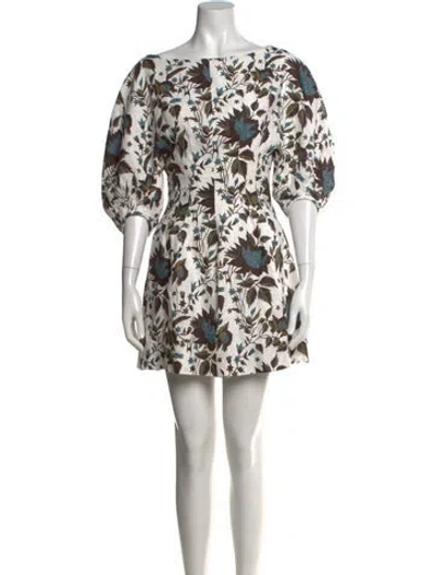 Pre-owned Faithfull The Brand Linen Mini Dress In Multi