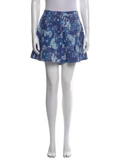 Pre-owned Faithfull The Brand Linen Mini Shorts In White
