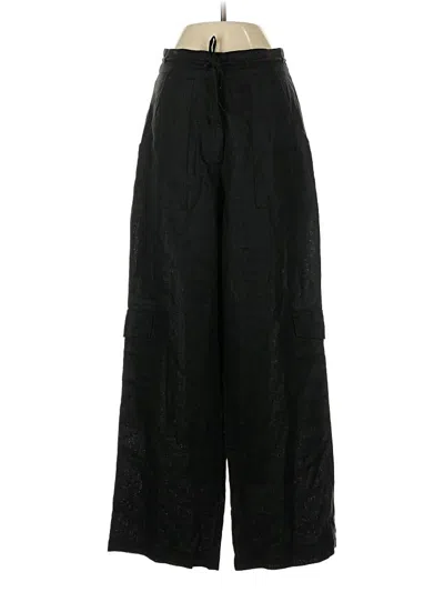 Pre-owned Faithfull The Brand Linen Pants In Black