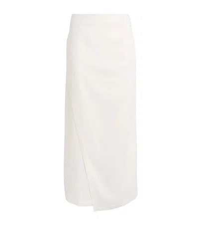 Faithfull The Brand Linen Suis Midi Skirt