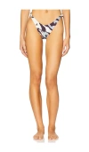 Faithfull The Brand Lole Bikini Bottom In Gray