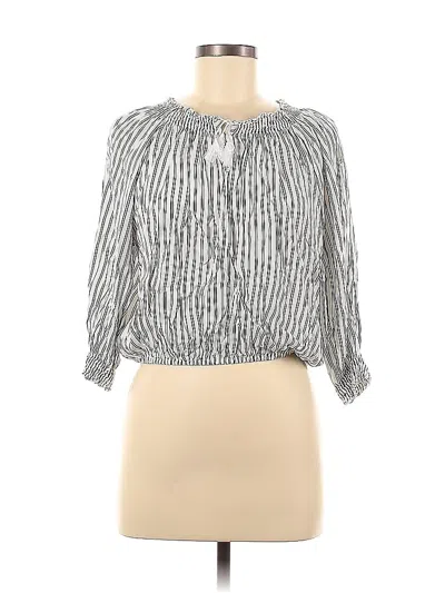 Pre-owned Faithfull The Brand Long Sleeve Blouse In White