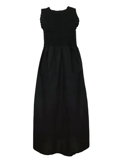 Faithfull The Brand Luca Midi Dress Black