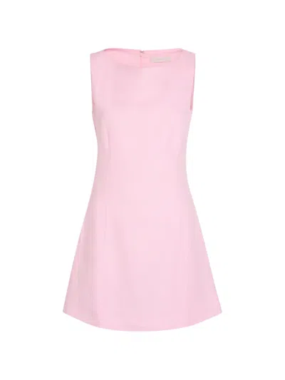 Faithfull The Brand Lydie A-line Mini Dress In Pink