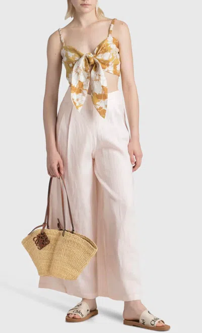Faithfull The Brand Malta Pants In Plain Shell In Multi