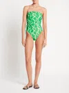 Faithfull The Brand Marae One Piece Bora Bora In Green