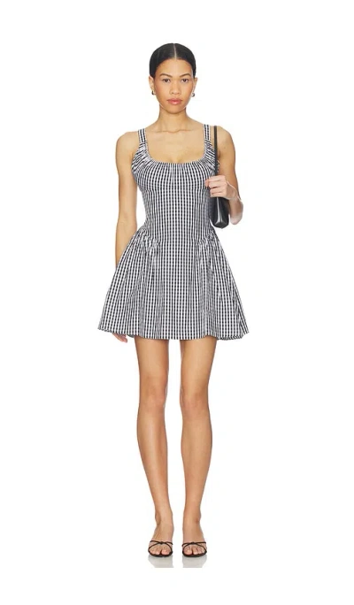 Faithfull The Brand Marcella Mini Dress In Gray