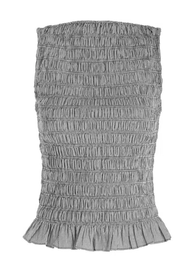 Faithfull The Brand Margot Gingham Cotton Top