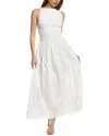 Faithfull The Brand Margot Smocked Maxi Dress In White