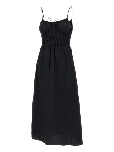 Faithfull The Brand Marianne Midi Dress In Black